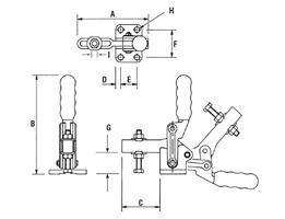 Flanged Base Adjustable Spindle