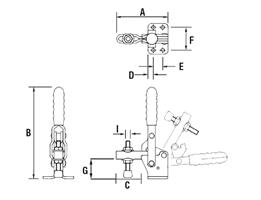 Flanged Base Adjustable Spindle